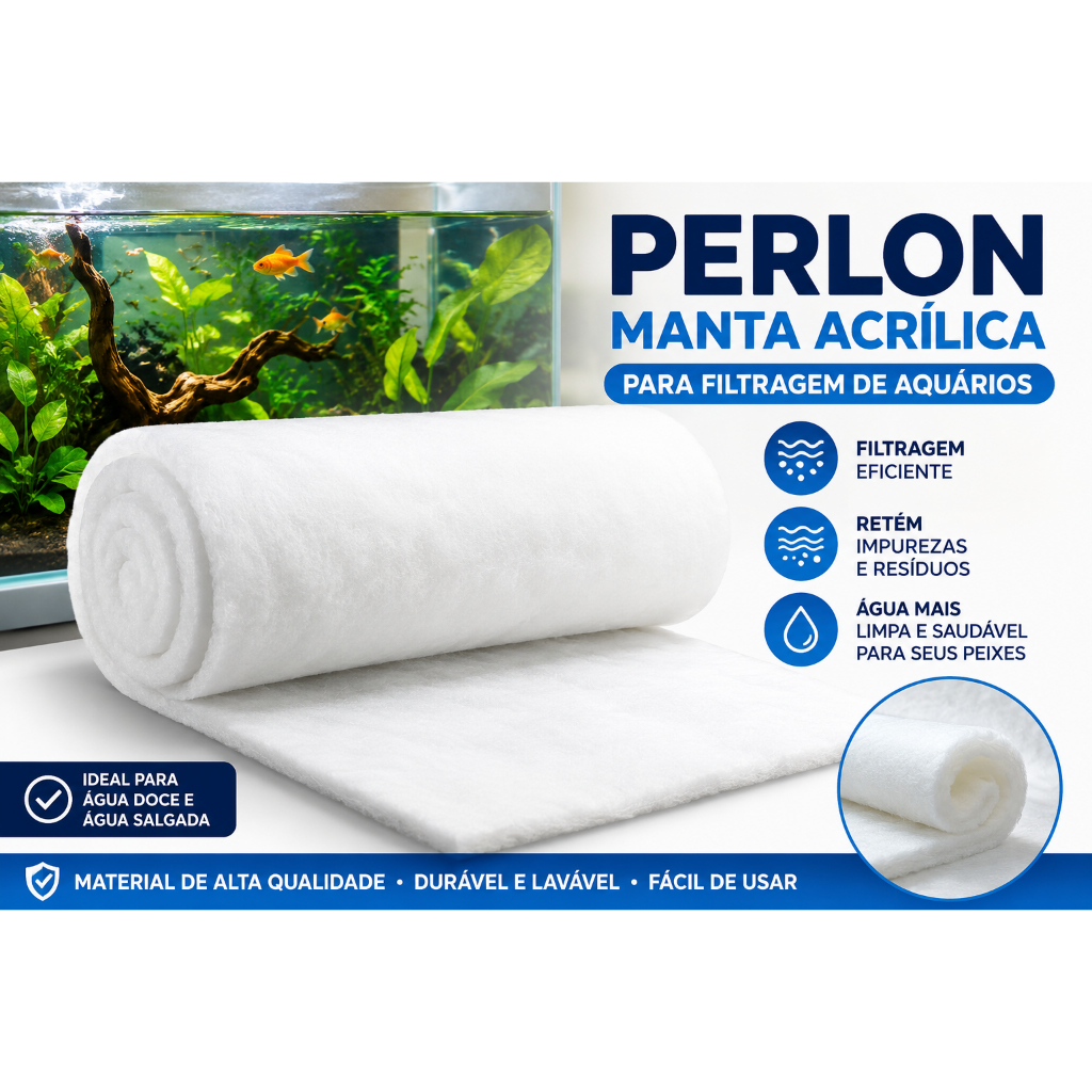 Manta Acrilica Perlon Para Aquarios Lagos 5m X 1,5m -- 7,5m2