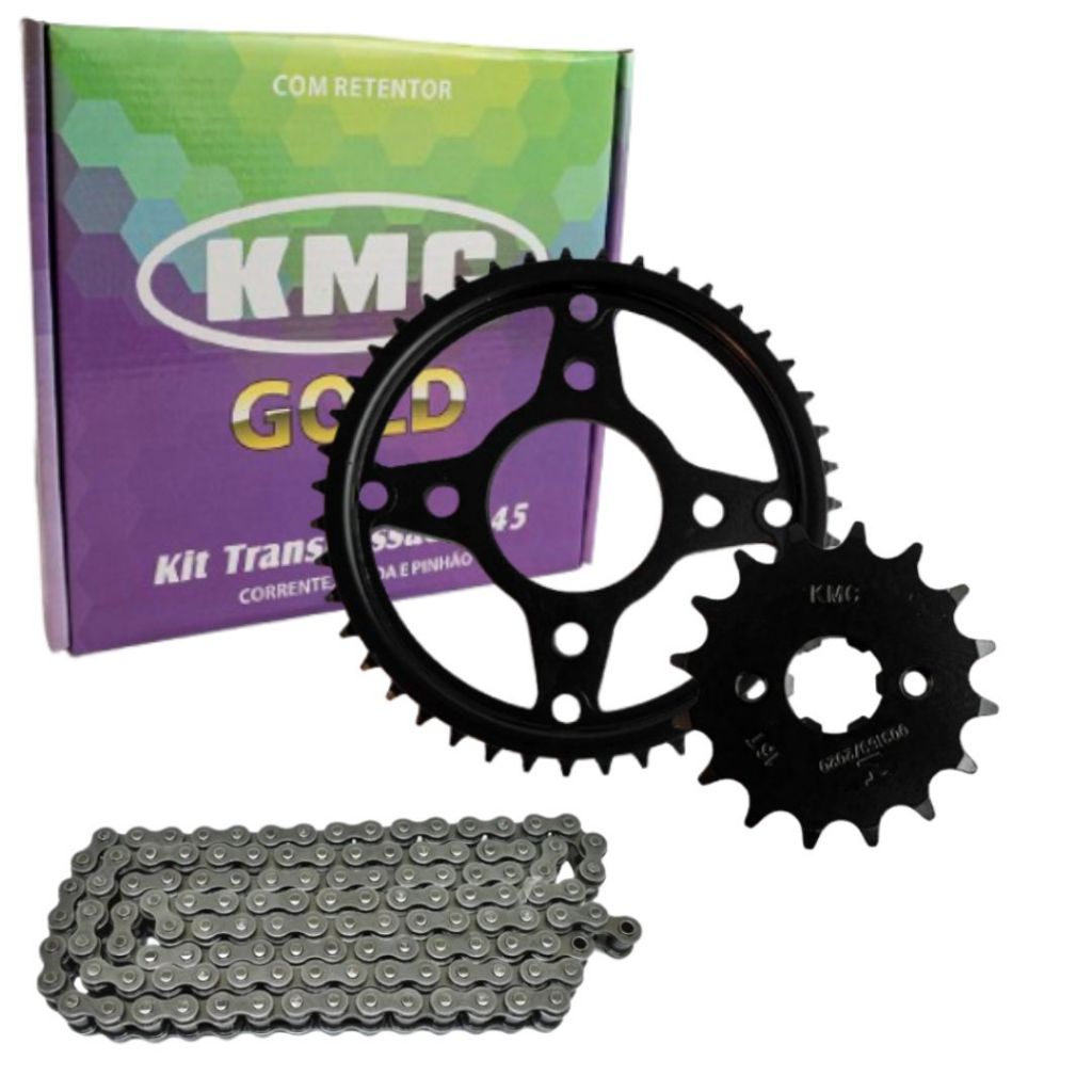 Kit Relacao Tracao Transmissao Cg Titan Fan 150 2004 2005 2006 2007 2008 2009 2010 2011 A 2015 Original Kmc Com Retentor