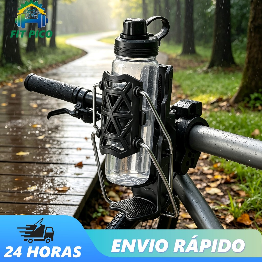 Suporte Universal Ajustável Para Garrafa De Água Seametal Ideal Para Bicicletas E Motos Compatível Com Mtb E ATV