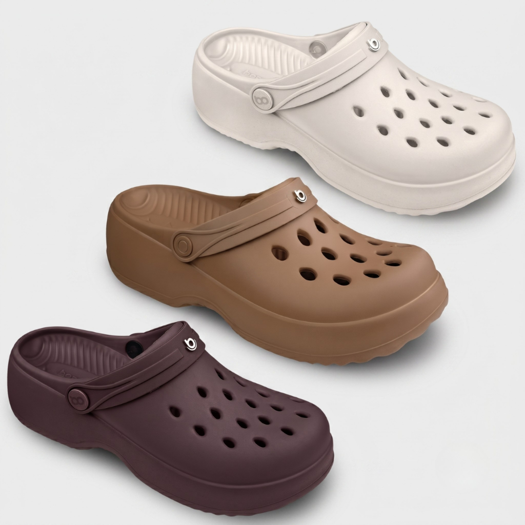 Babuche Clog Boaonda Feminino Bella Plataforma Solado Alto Conforto Original