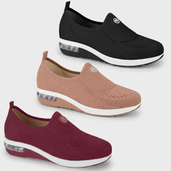 Tênis Modare Feminino Esportivo Gaspea Linho UltraConforto Ortopédico Calce Fácil Elástico Original