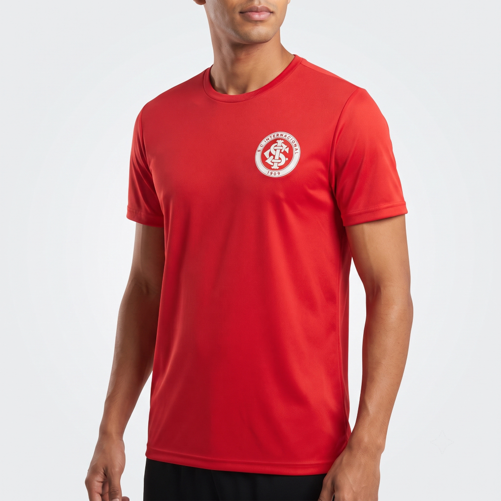 Camisa Internacional 1909 Masculina Adulto Vermelha Colorado Oficial Licenciada