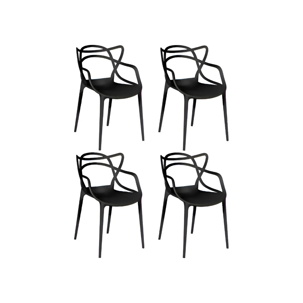 Cadeira Allegra Design Italiano Kit 2 4 6 8 Cadeiras Reforçada para Mesa de Jantar Escritório Varanda Promoção Shopee