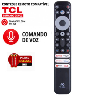 Controle Remoto para TV TCL Smart - Com Comando de Voz