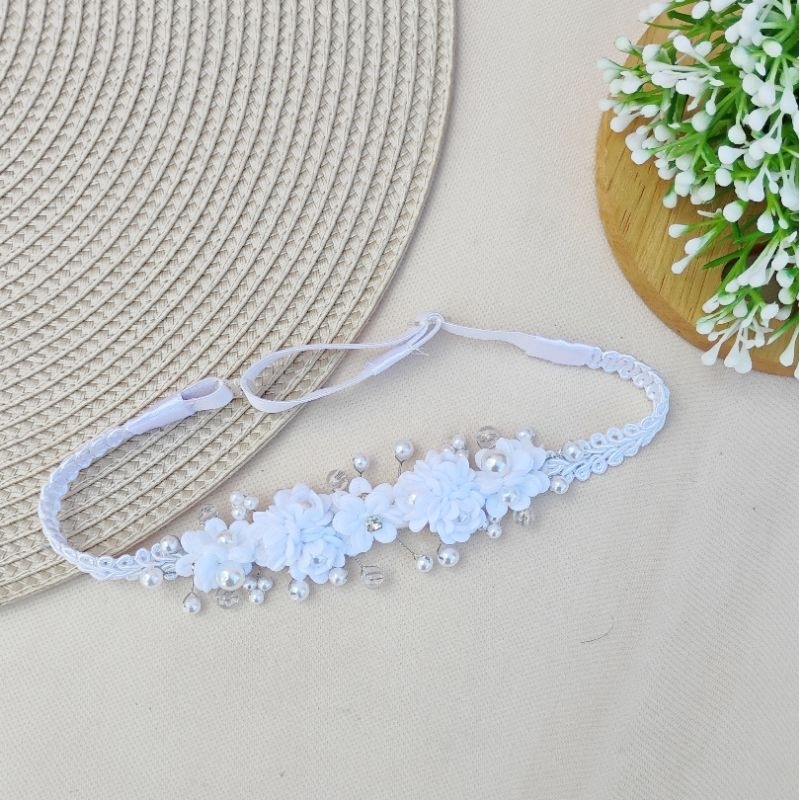 tiara de luxo batizado bb/hadband de luxo Catarina