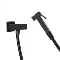 Kit De Ducha Higiênica 100% Aço Inoxidável Para Banheiro,Montado Na Parede Com 1.20m Mangueira, 1/2