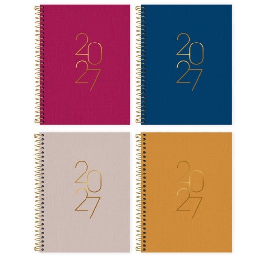 Agenda Executiva Espiral Diária M7 17,7 x 24 cm Lume 2027 Tilibra 347736