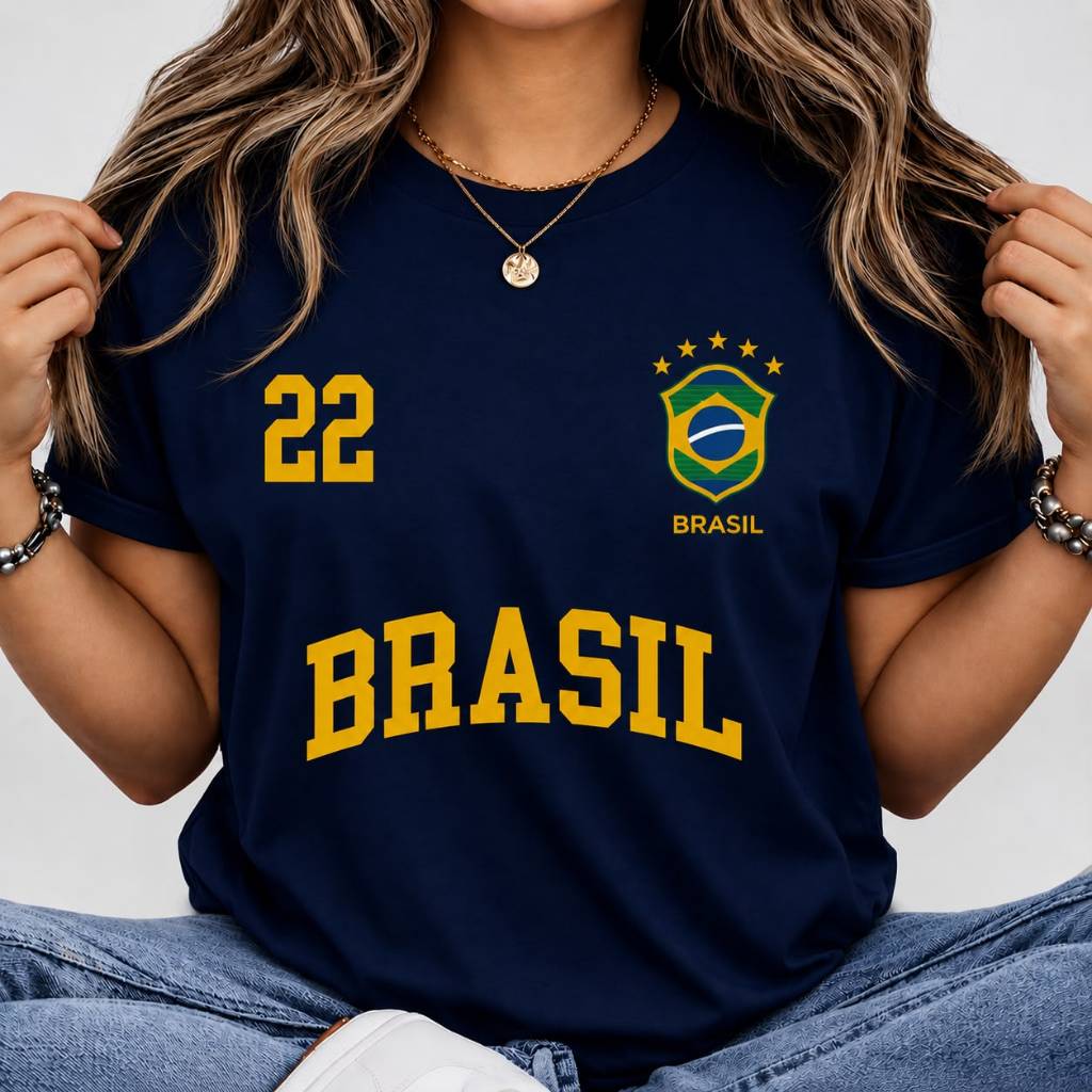 Blusa Feminina 22 T-shirt Verão Algodão