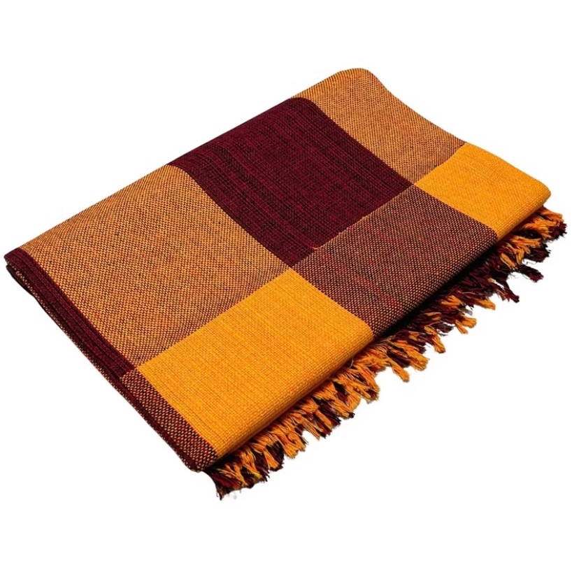 Manta Para Sofá ou Cama Luxo Gigante 210x120 Tipo Capa de Sofá Protetora 100% Algodão Decorativa