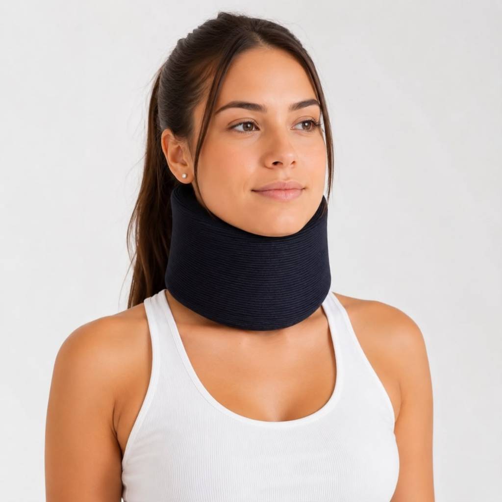 Colar Cervical Rígido em Espuma Ortopédico para Suporte e