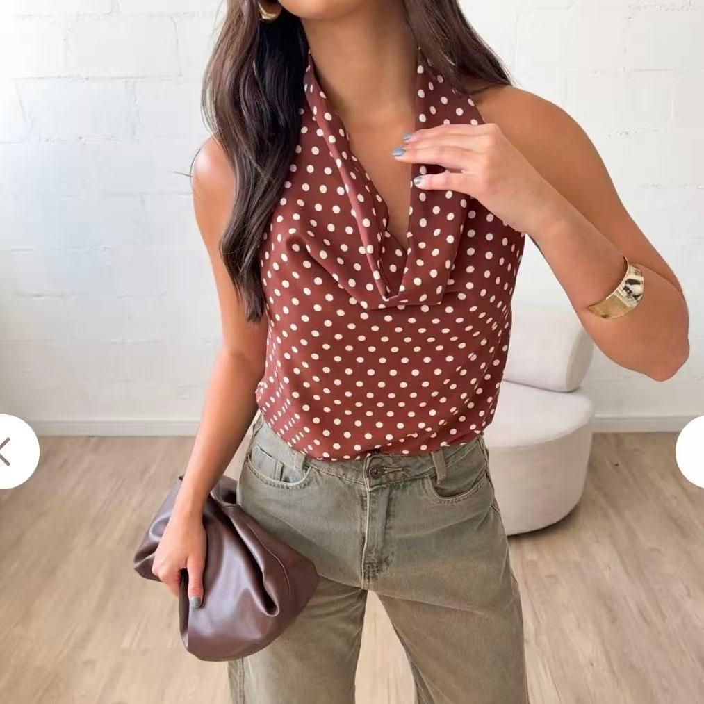 BLUSA REGATA POA FEMMININA ELEGANTE