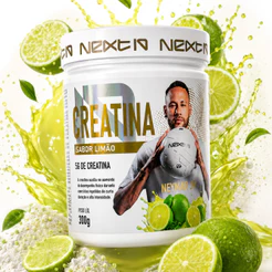 Creatina Monohidratada 100% Pura 300g Sabor Limão Next 10 Original