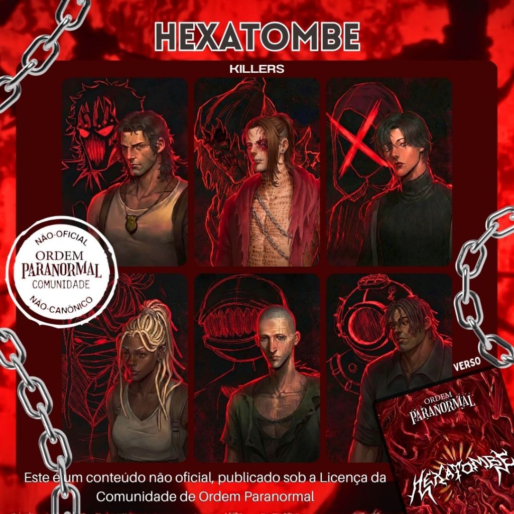 Photocards Ordem Paranormal - Hexatombe - Psikolera - Fanmade