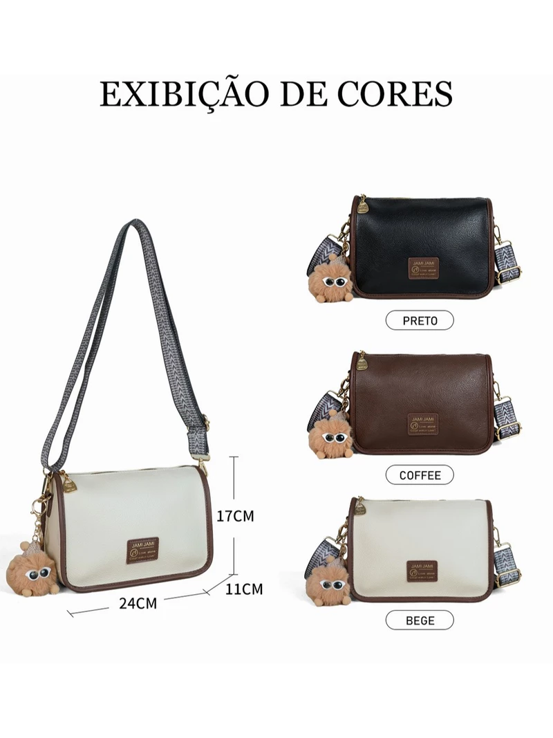 Bolsa Feminina Transversal de Ombro TOMI MITO T304 — foto 2