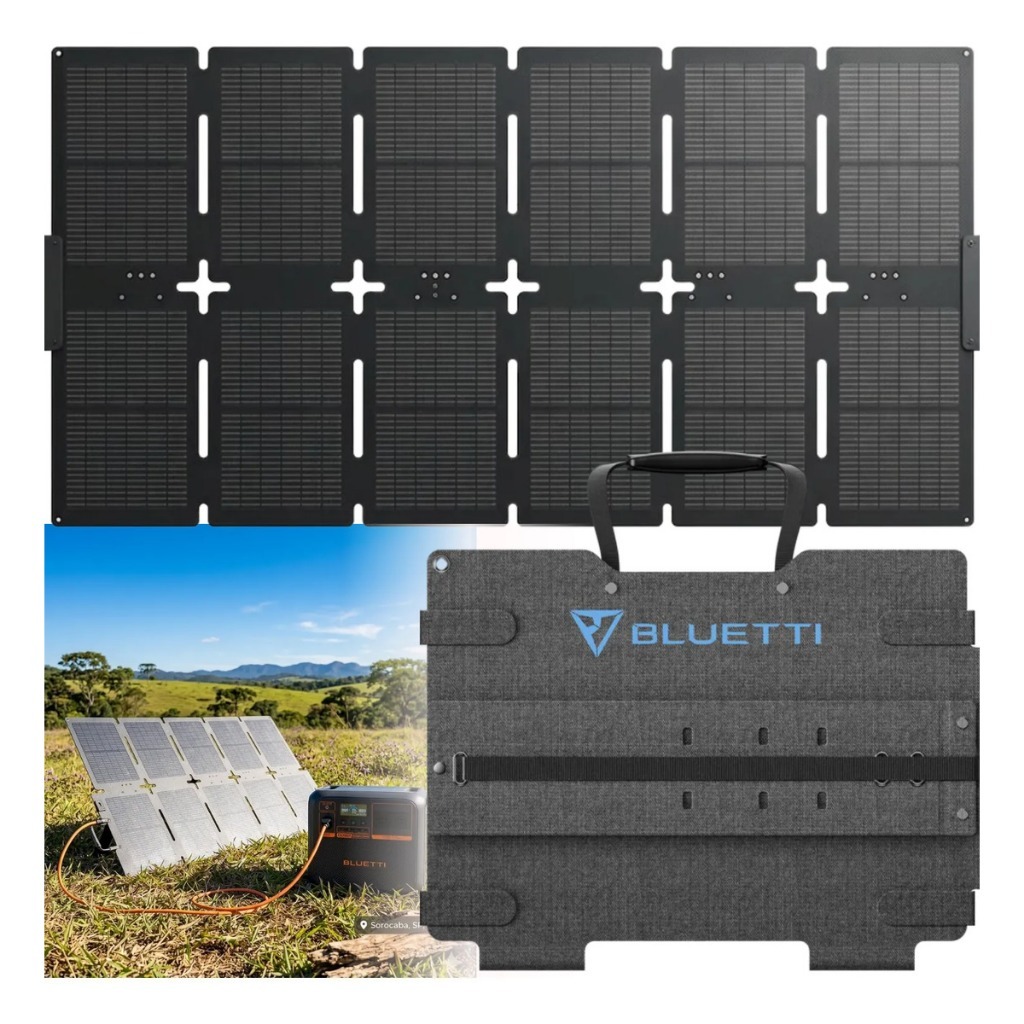 Bluetti Sora 130w Placa Solar Portátil Estação Painel Solar