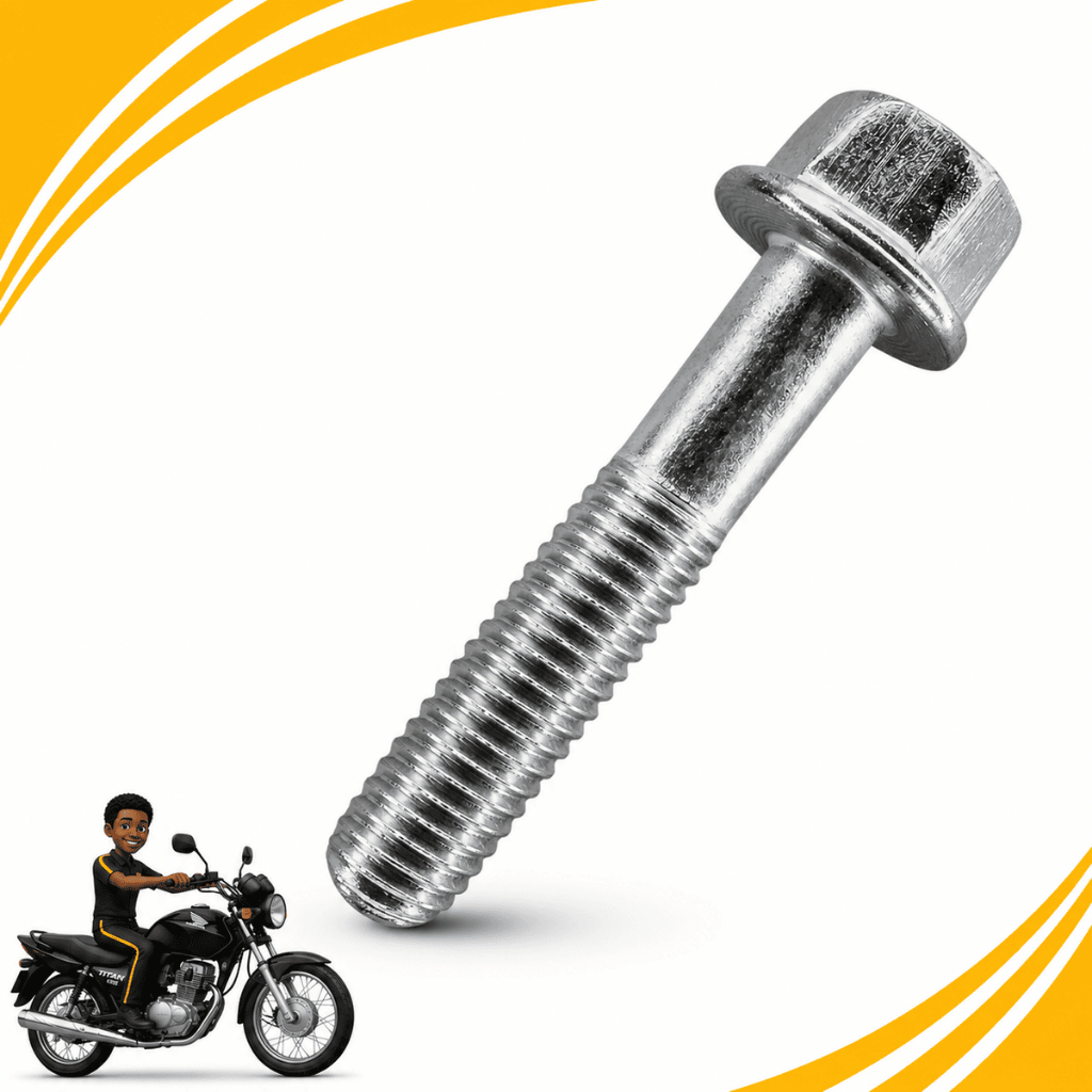 Kit 2 Parafuso Sextavado Chave 12 M8x45mm Multiuso Moto