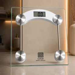 Balança Digital De Vidro até 180Kg Portátil Corporal