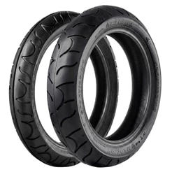 Par Pneu 110/70-17 + 140/70-17 Maggion Sportissimo TL Fazer FZ15 FZ25 250cc Twister CB300 Ninja Sem Câmara