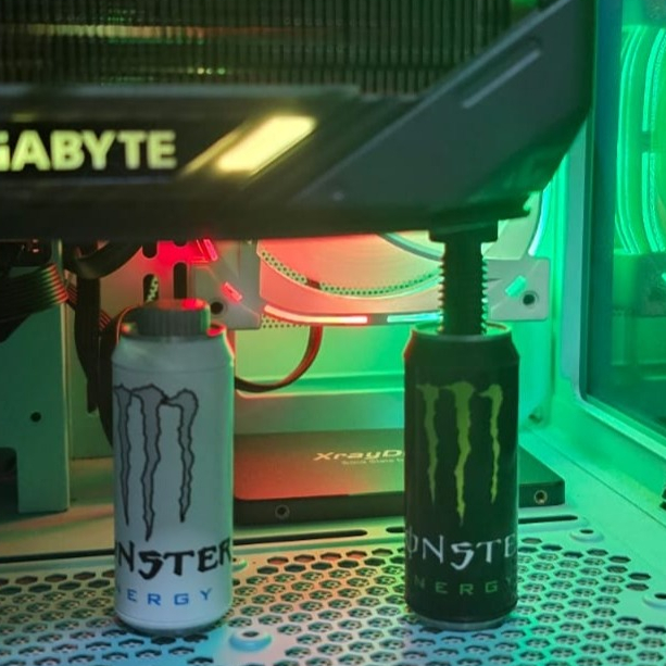 Suporte Placa de Vídeo Ajustável - Energético Monster - GPU - PC Gamer