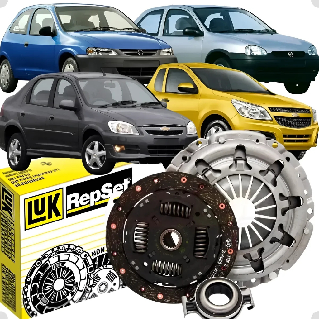 Kit Embreagem Prisma Celta Corsa 2007 A 2012 1.0 1.4 Luk