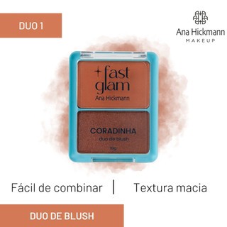 Kit Completo Fast Glam ( Blush + Pó + Base + Faz Tudo + Hidratante Labial + Sombra) · foto 2