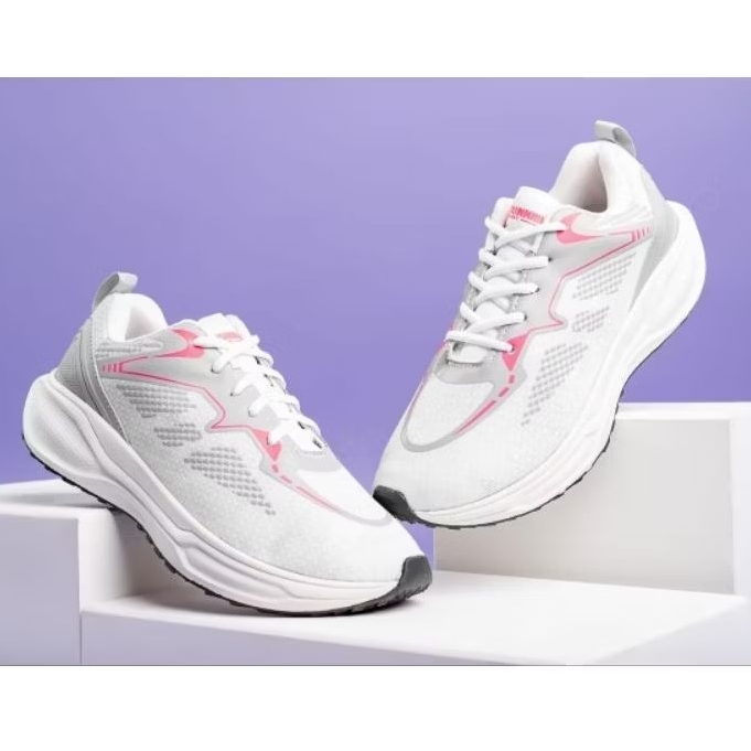 37 ao 40 tenis running feminino branco confortavel leve e macio para treino e dia a dia corrida caminhada academia
