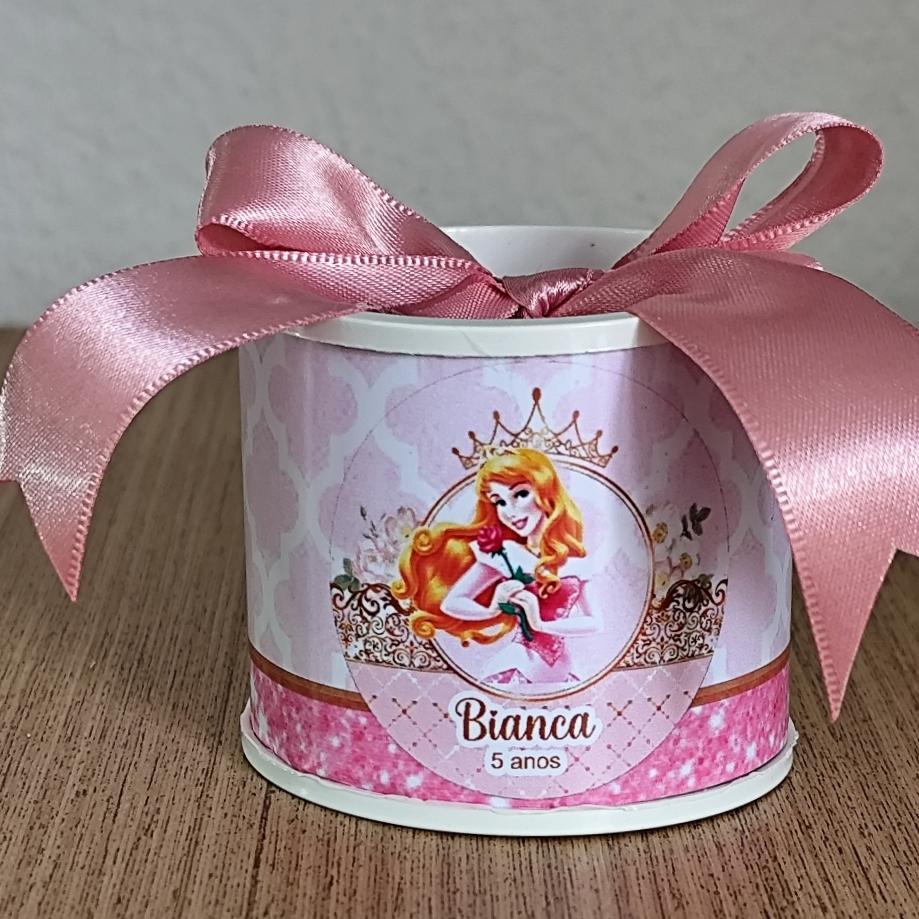 Kit tubolata personalizada 5x6 -Princesa Aurora Lembrancinhas |maternidade |chá de bb |aniversário