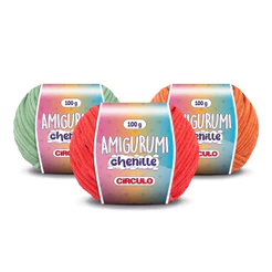 Linha Amigurumi Chenille Círculo