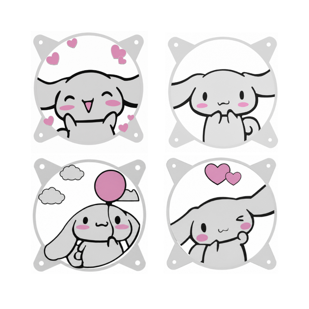Grade Fan Cinnamoroll 120mm Protecao Ventoinha Cooler Acessório para Pc Gamer Turma do Sanrio Cute