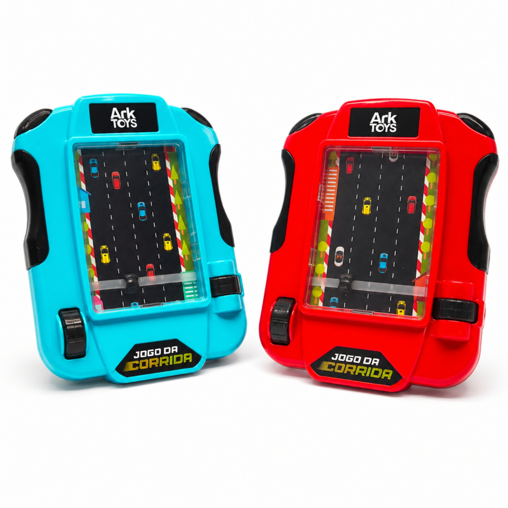 Mini Jogo Retrô Game Corrida Infantil Sem Pilha Sem Tela Portátil Menino Menina Presente