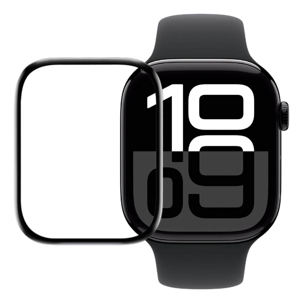 Película Para Apple Watch Series 10 Series 11 46mm 42mm 9d Cerâmica Protetora de Tela