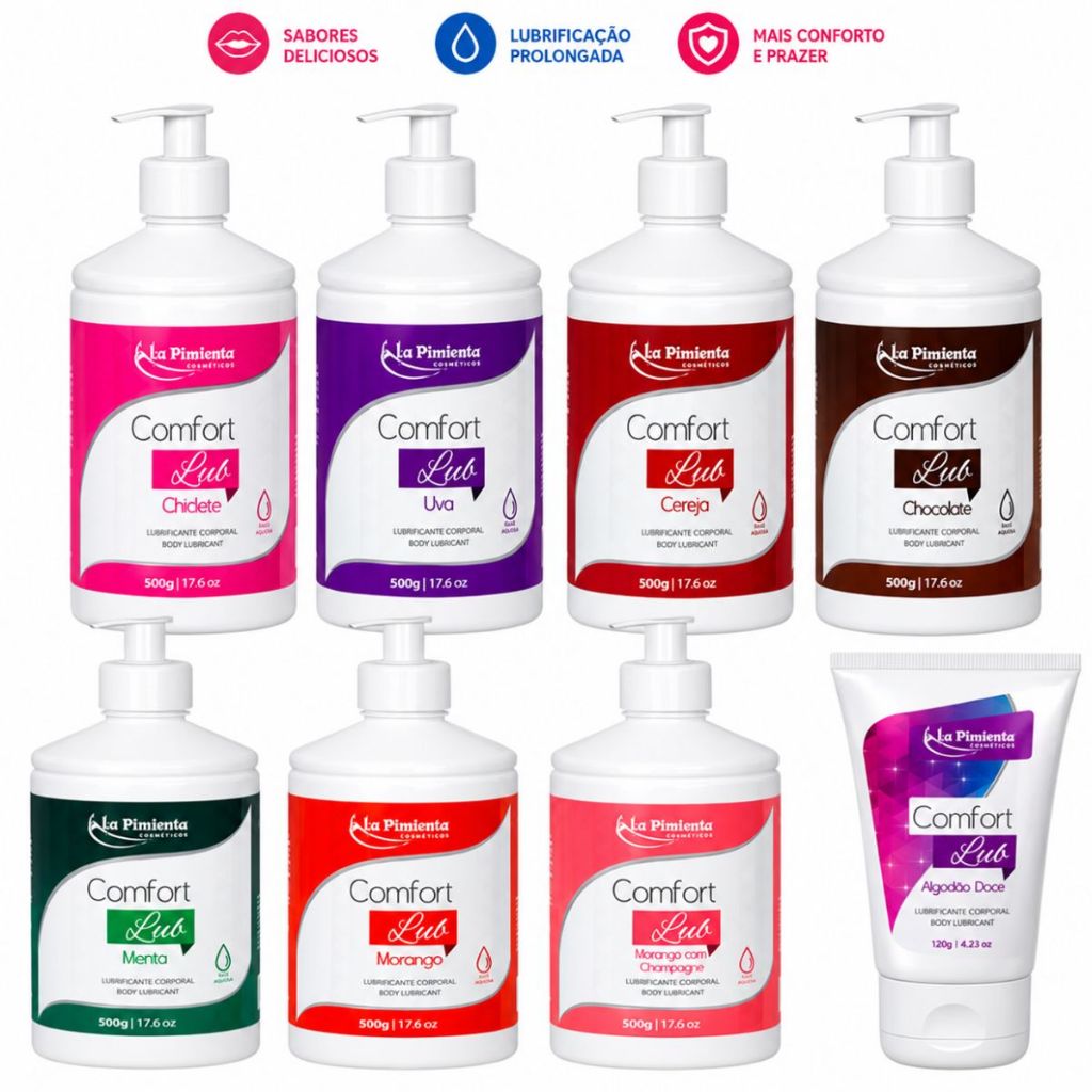 Gel Lubrificante Íntimo Grande Neutro Sabor Beijável Gel Excita Estimula Desliza Conforto Sex Shop