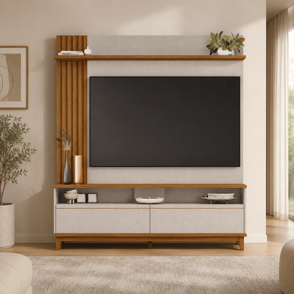 Estante Home para TV até 65 Polegadas 2 Portas NT 1335 Notável Móveis
