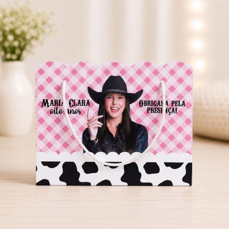 Kit Sacolinhas Personalizadas para Festa Boiadeira Ana Castela - Monte em casa