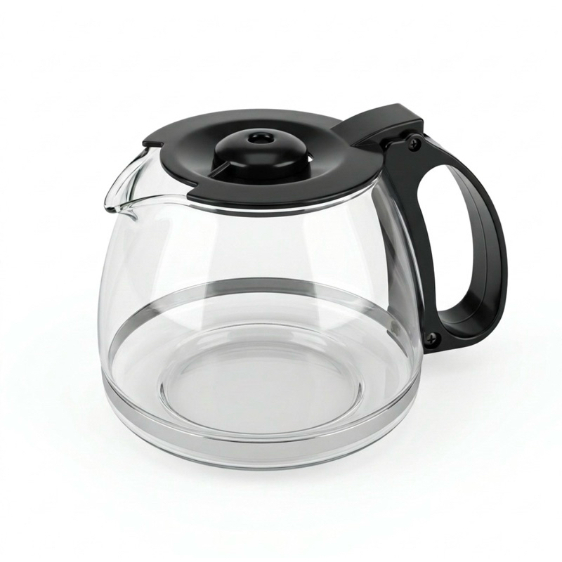 Jarra de Reposição Para Cafeteira Mallory Aroma 16 Inox Preto Vidro Reforçado