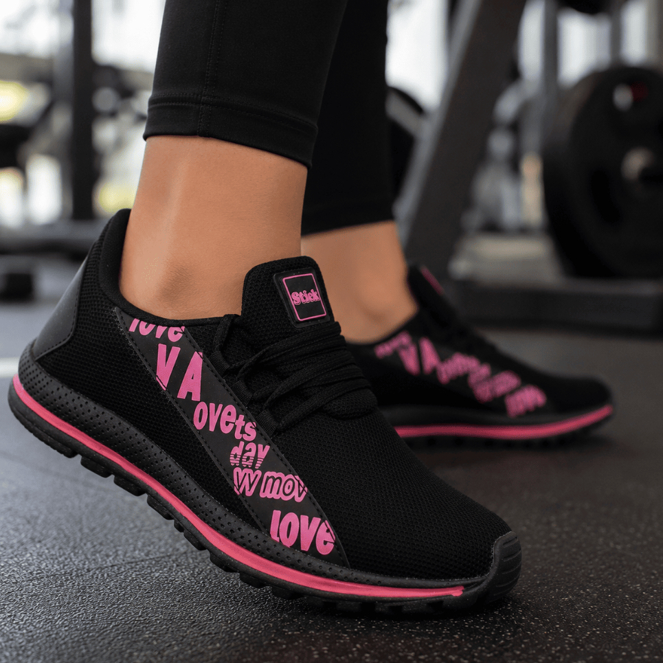 Tênis Feminino Esportivo Stick Academia Caminhada Fitness Respirável Leve Confortável Casual Treino 34 ao 39