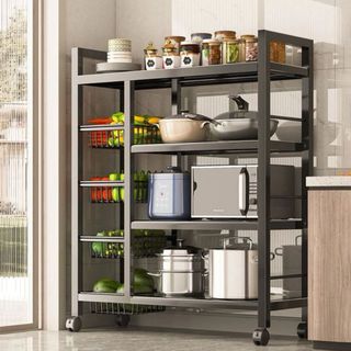 Prateleira Para Cozinha Para Armazenamento Para Fornos e Micro-ondas