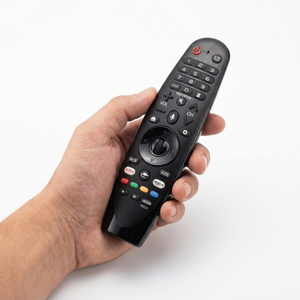 Controle Remoto Smart TV LG Magic AN-MR19BA ThinQ AI Comando de Voz Air Mouse Bl