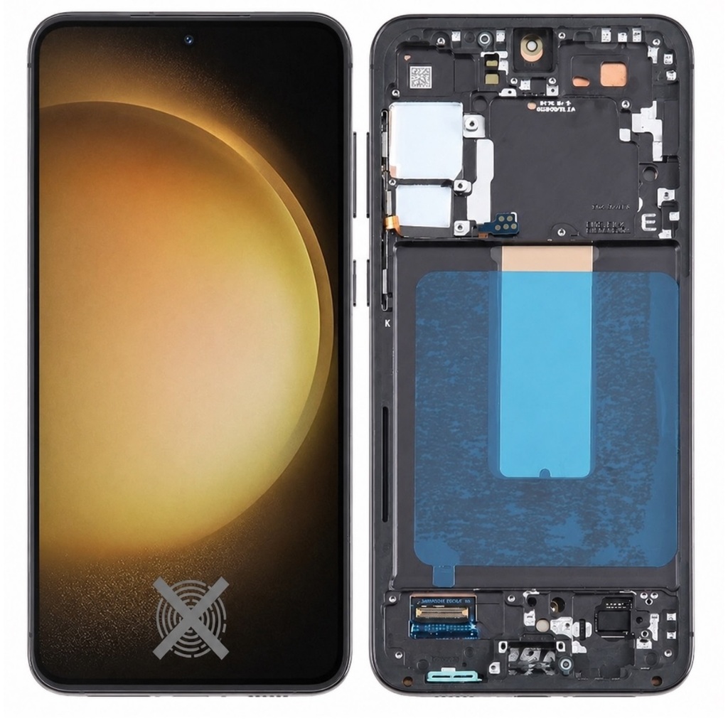 Display Frontal Tela lcd INCELL Para Galaxy S23 PLUS - FRONTAL COM ARO S23+ INCE