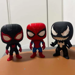 Homem-Aranha ,Miles Morales,Venom,Duende Verde e Doutor Octopus Geek Decorativo e Colecionável- Impressão 3d