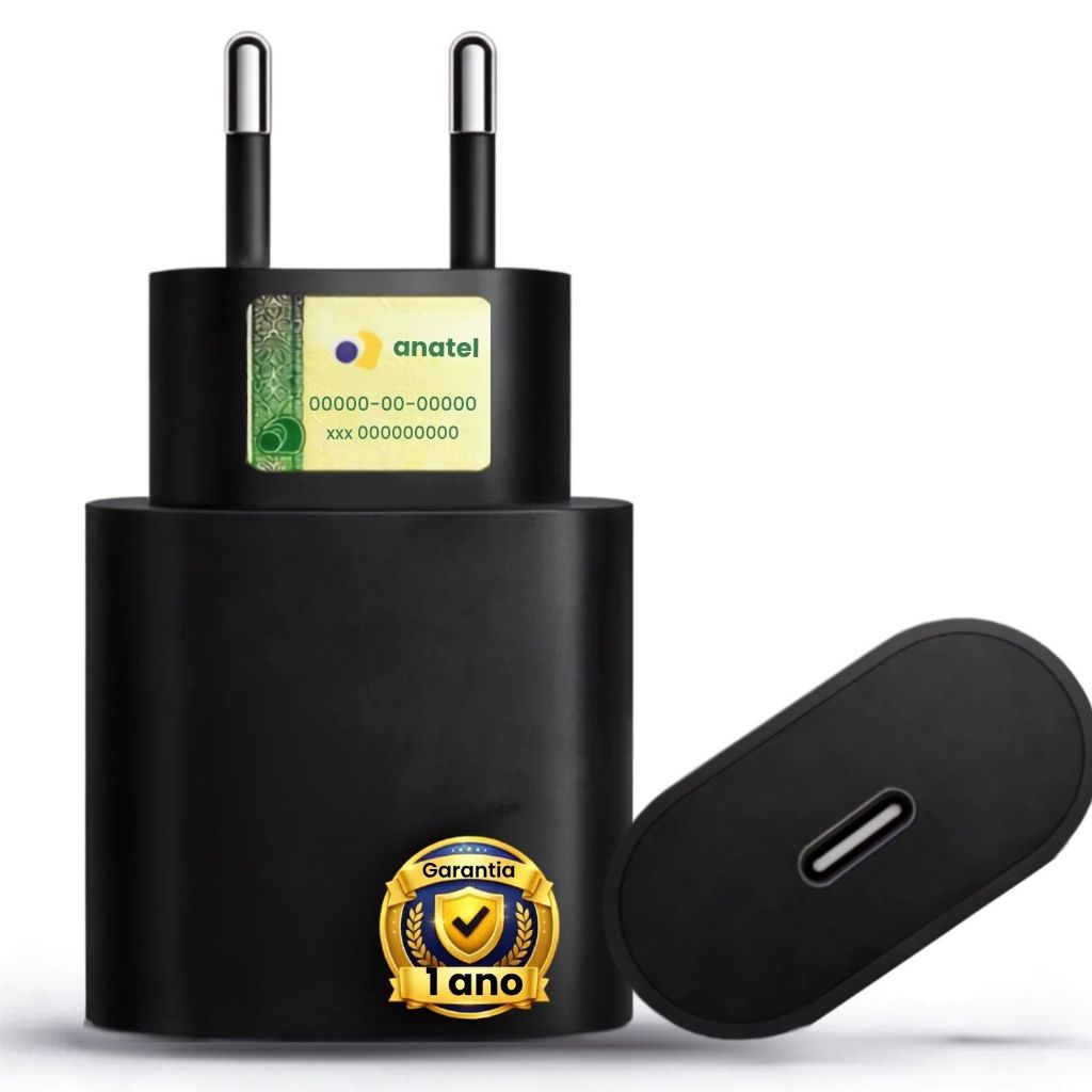 Fonte Carregador PD 35W USB-C Turbo Tipo C Para iPhone 11 12 13 14 15 16 Pro Max Tipo C