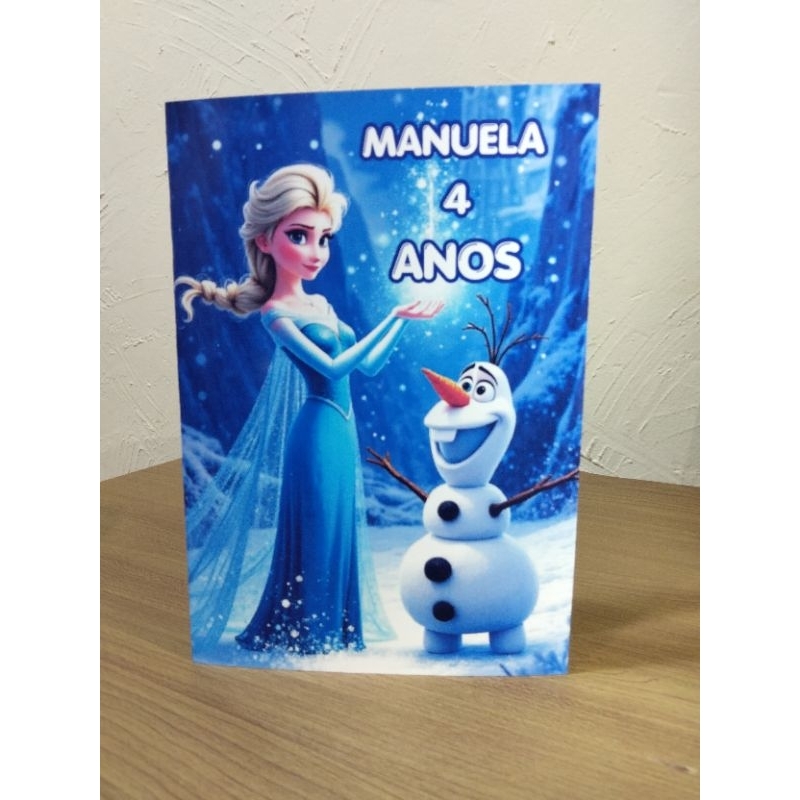 Revista de Colorir Personalizada – Lembrancinha de Aniversário | Tema Flozem| Nome e Idade Personalizados