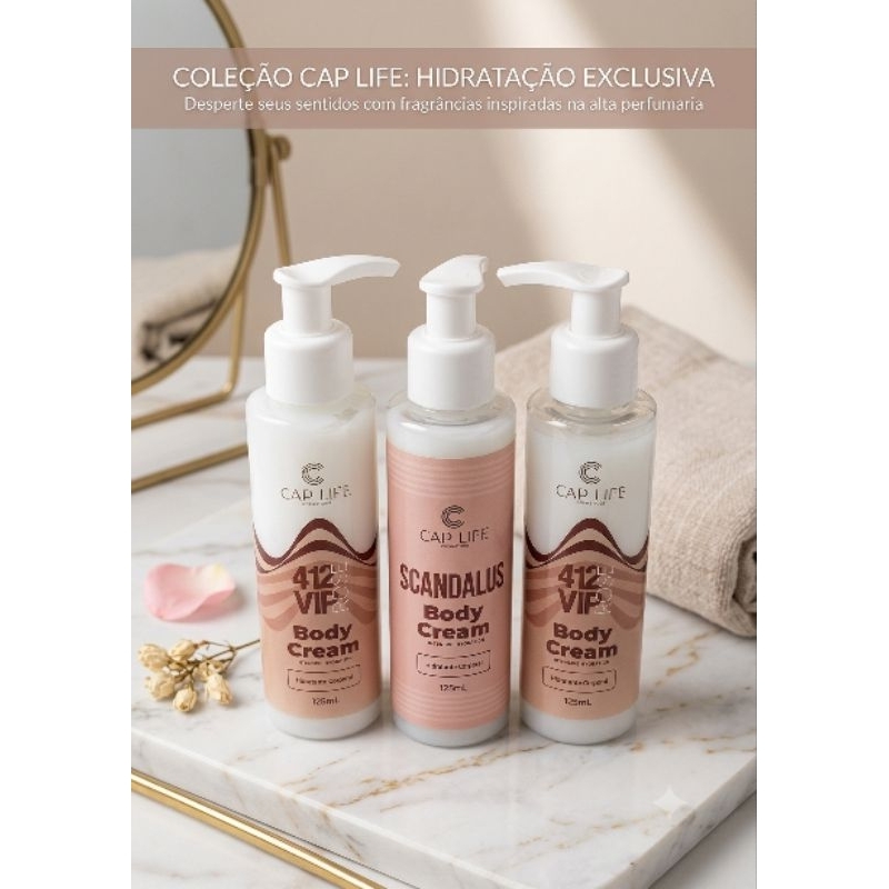 Hidratante corporal inspirado em perfumaria fina pele hidrata e cheirosoa