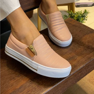 Tênis Slip On Feminino Estilo Casual Leve Confortável para Todas as Ocasiões