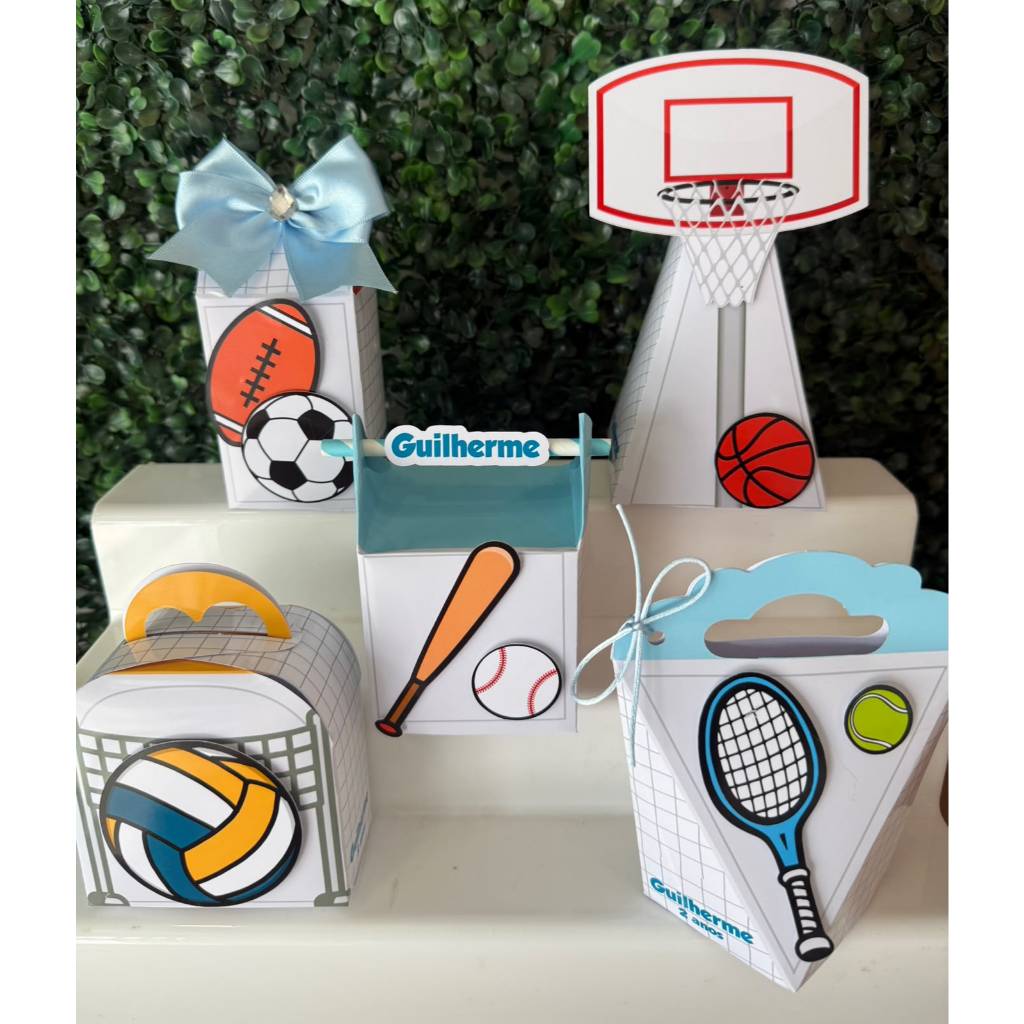 Personalizados bola / festa bola / lembrancinha bola/ caixinhas personalizadas esporte/ festa esporte/basquete/ futebol