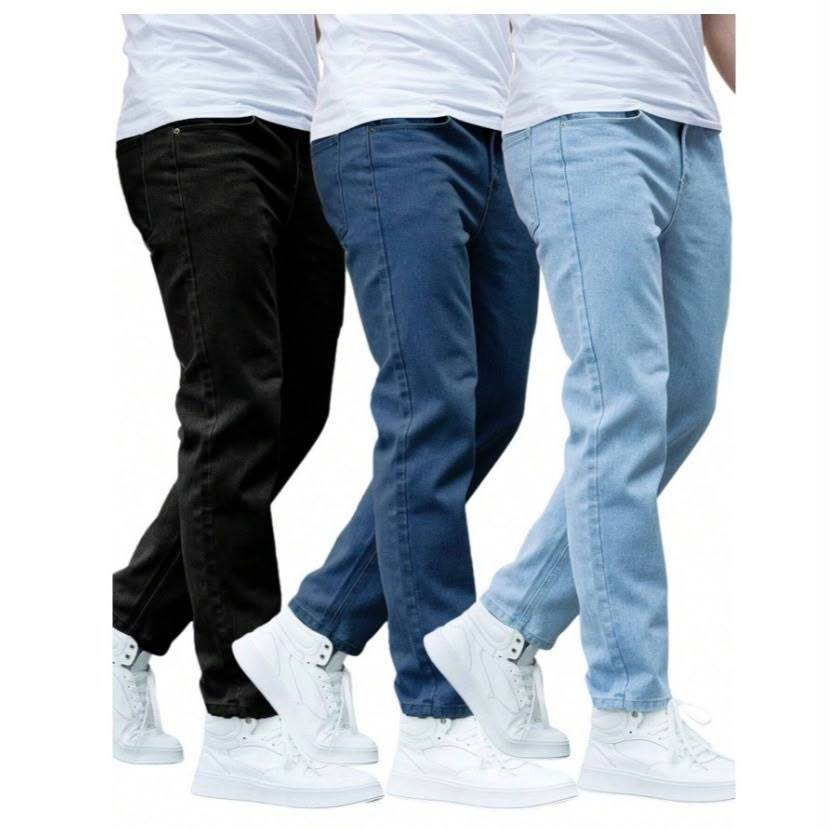 Kit Calças Jeans Masculina Com Lycra Estica Muito Direto Da Fabrica