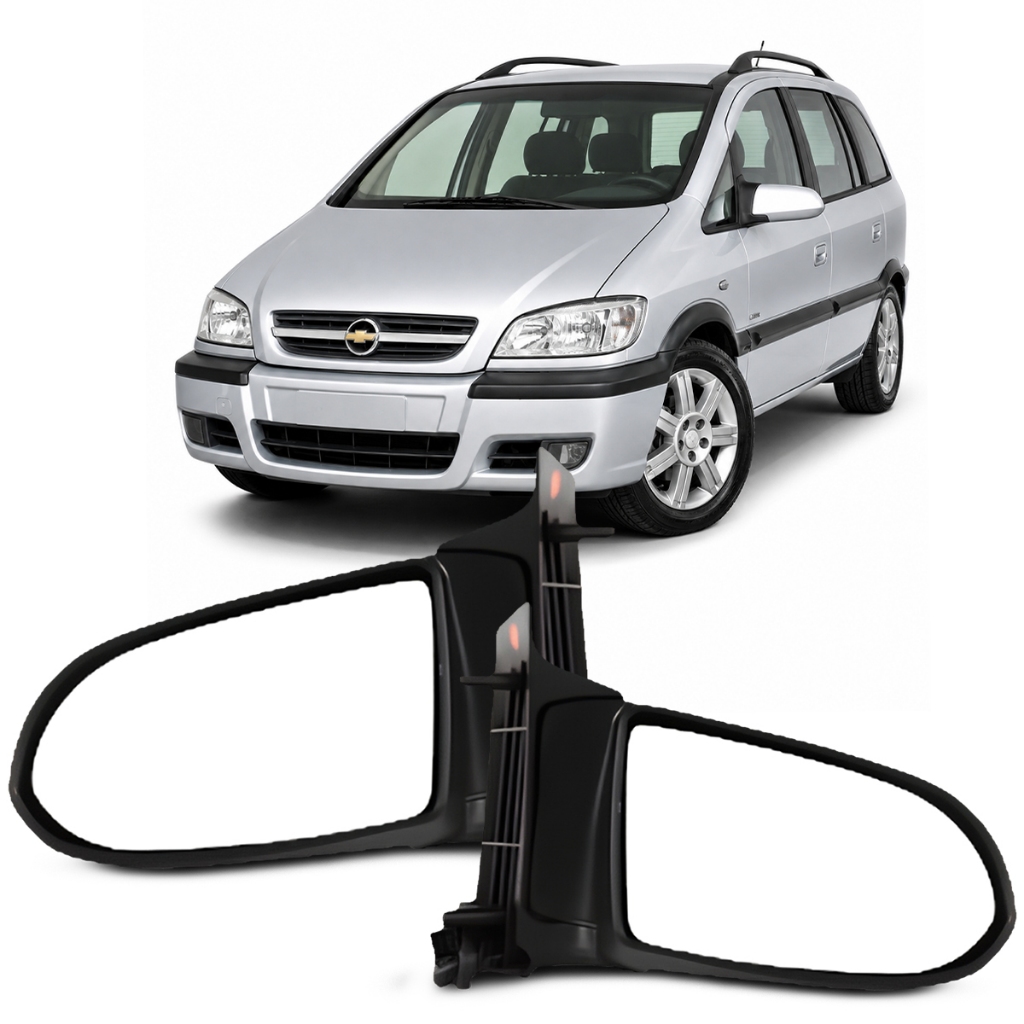 Par Retrovisor Externo Zafira 2001 A 2011 Sem Controle