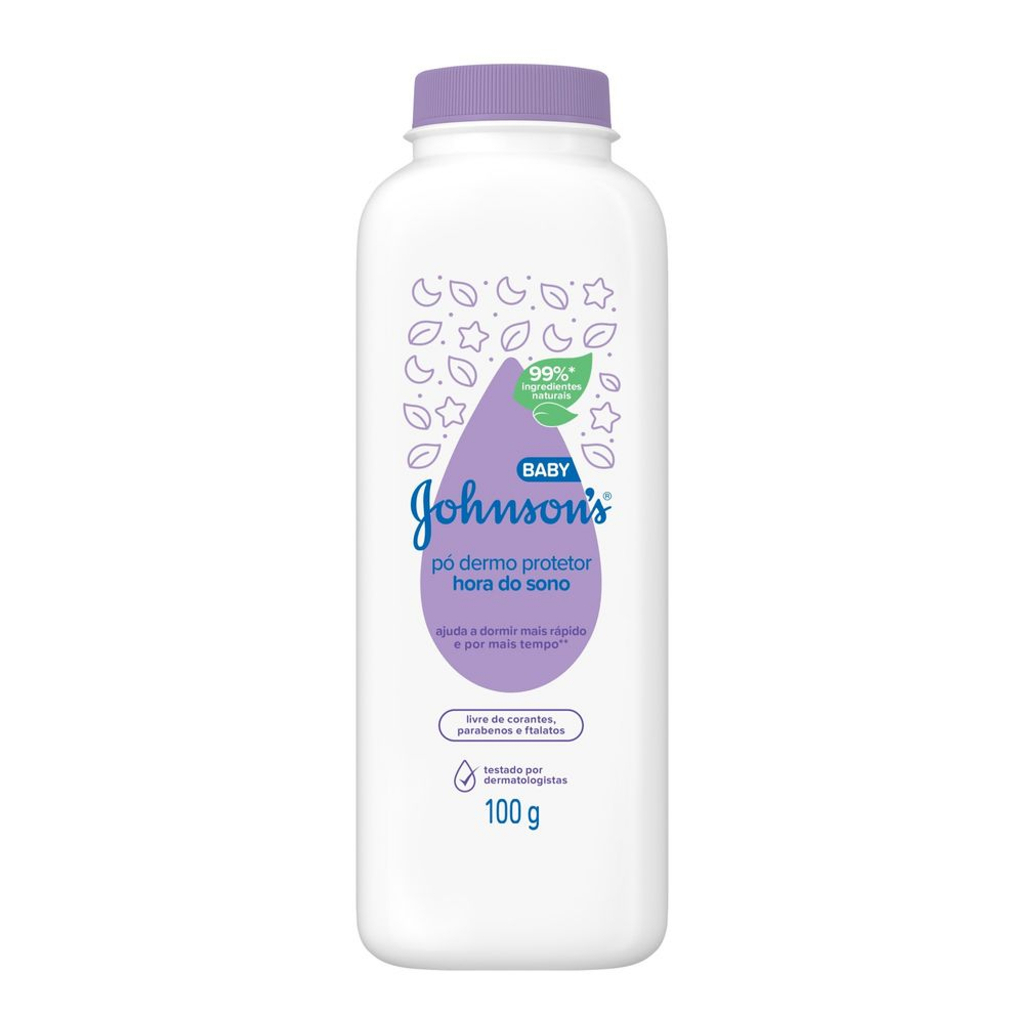 Pó Dermo Protetor JOHNSON'S® Hora do Sono 100 g