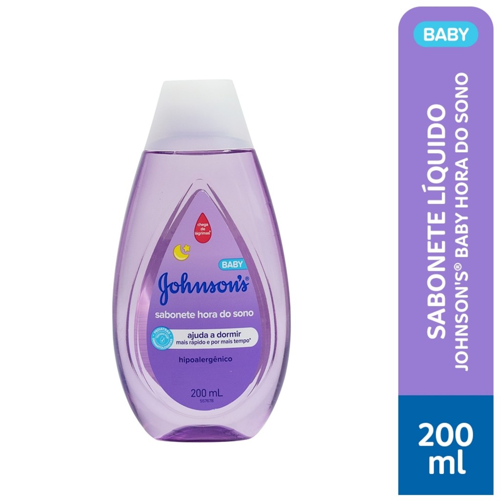 Sabonete Líquido Relaxante JOHNSON'S® Baby Hora Do Sono, 200mL · foto 2