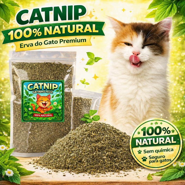 Catnip Erva do Gato Natural